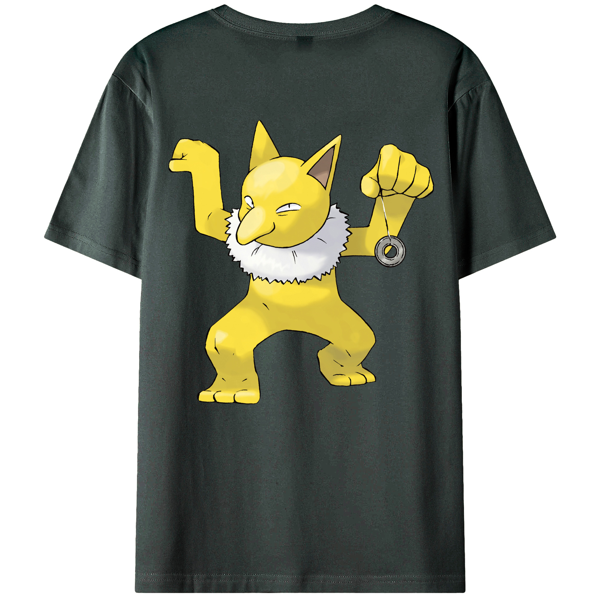 （画像用） ポケットモンスター Pokémon 綿100％ メンズ半袖Tシャツ（バックプリント） 通気性